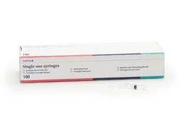 Covetrus Jeringa Desechable 3 Cuerpos Luer Lock 3cc/ml 100U